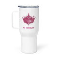 AI Royalty insulated travel mug with a handle, 25 oz, right side view