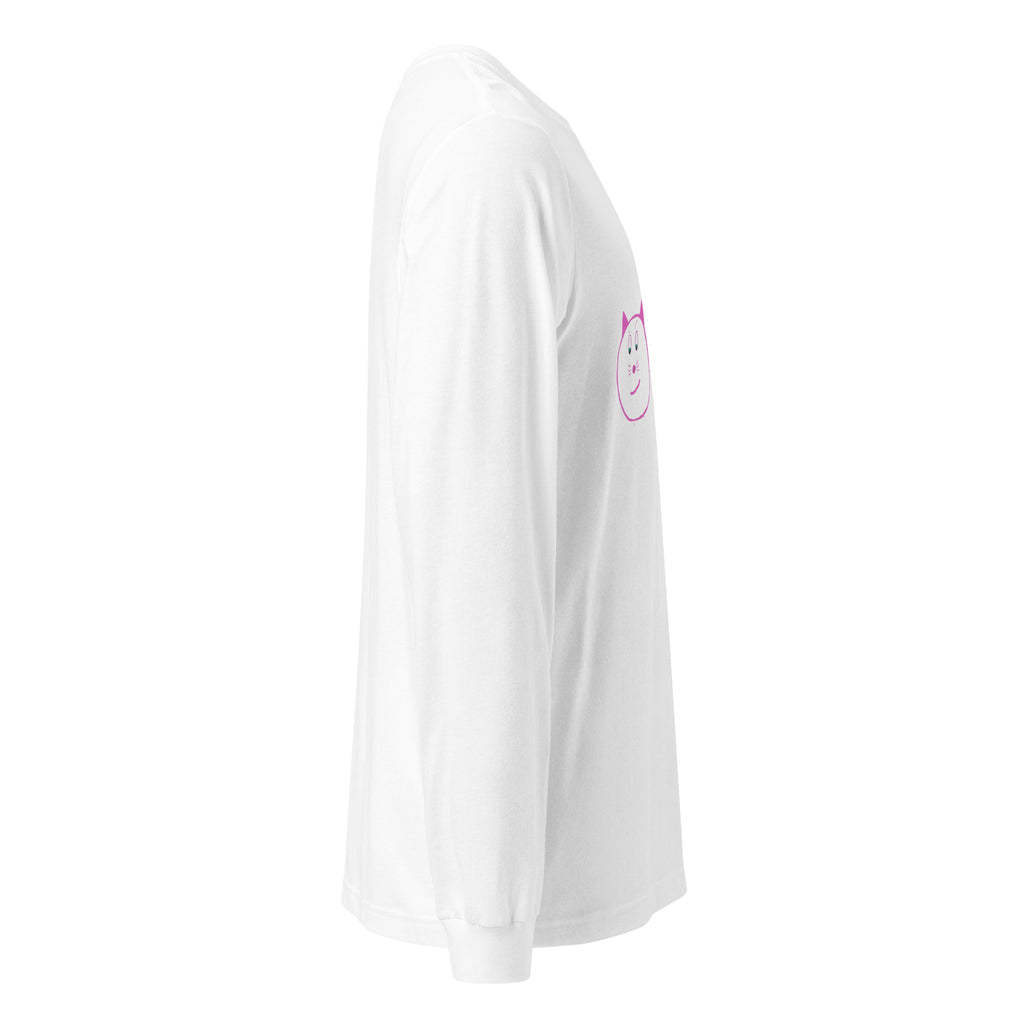 Meow & Proud long sleeve tee, right side view